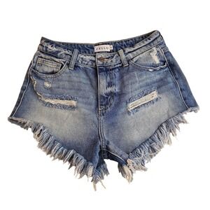 CELLO Shorts high waist size S. Distressed